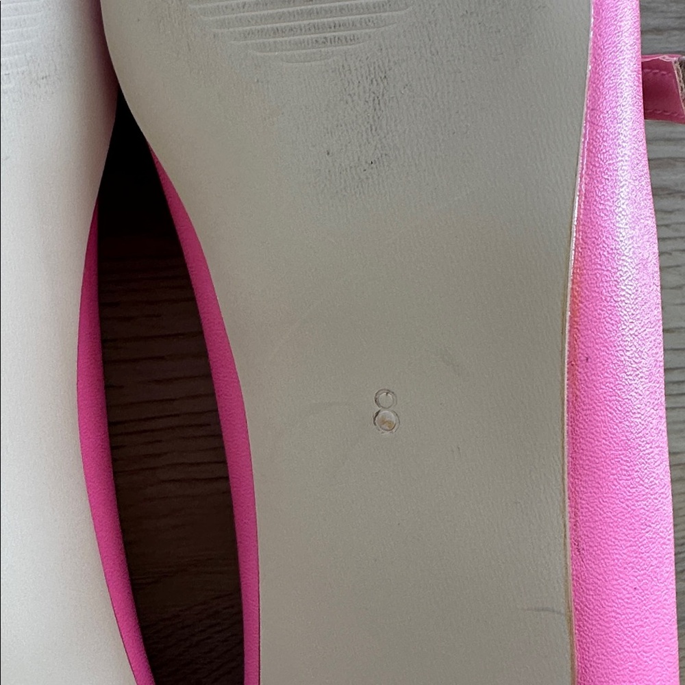 XYD Womens NEW Pink Rhinestone Buckle Strap Slip-On Flat Mary Jane Shoes Size 8 - Picture 9 of 9